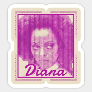 diana purple ross Sticker